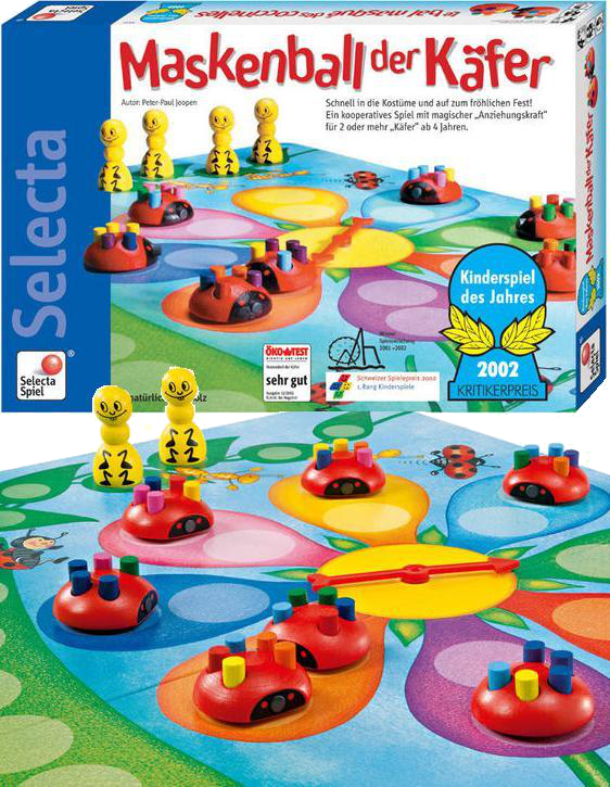 Maskenball der K&auml;fer Spielaufbau